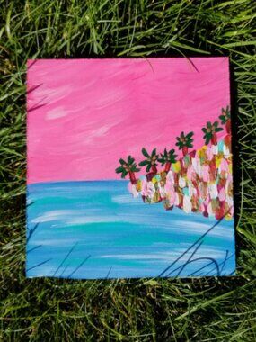Tropical Island Sailboats Original Art Islands Collection 2 Painting